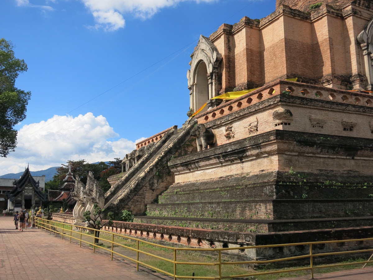 Lanna-style chedi ruins