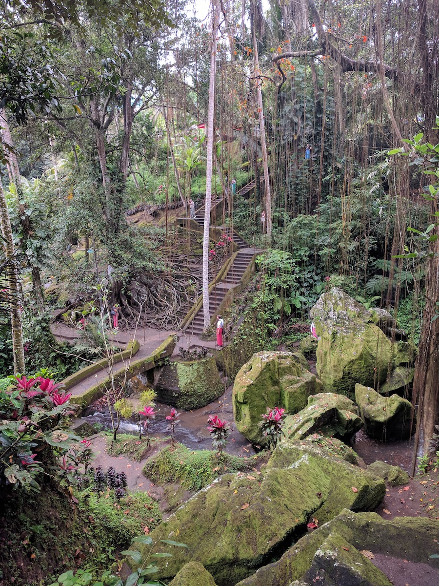 Goa Gajah temple grounds